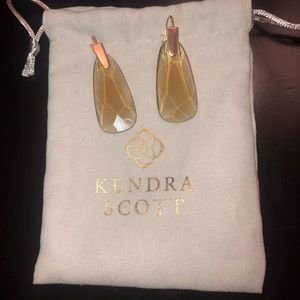 Kendra Scott Maize Rose Gold Drop Earrings
